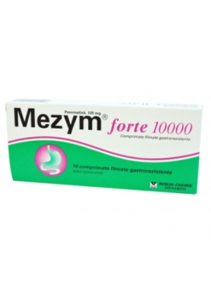 Mezym Forte 10000 10 tablets